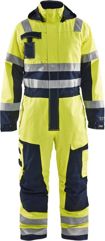 Blåkläder Multinorm Winteroverall 6368-1530 - High Vis Geel/Marineblauw - C46
