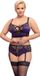 Cottelli CURVES Bralette met Jarretels Paars