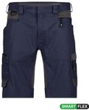 DASSY Werkshort met stretch Kledingmaat 44 Nachtblauw/antracietgrijs