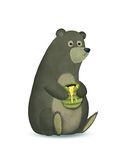 Komar Muurafbeelding | Cute Animal Bear | Poster, foto, woonkamer, slaapkamer, decoratie, kunstdruk | zonder lijst | P111J-40x50 | Maat: 40 x 50 cm