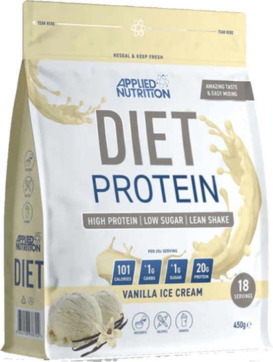 Applied Nutrition Diet Whey (450g) Vanilla Ice Cream
