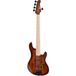 Cort GB-Fusion 5 Antique Brown Burst 5-snarige elektrische basgitaar met gigbag