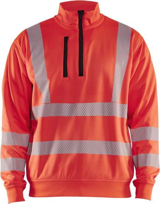 Blåkläder High Vis Sweatshirt halve rits 3564-2538