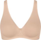 Sloggi Basic N BH - niet voorgevormde Bh zonder beugel - Brede band - 75A - beige
