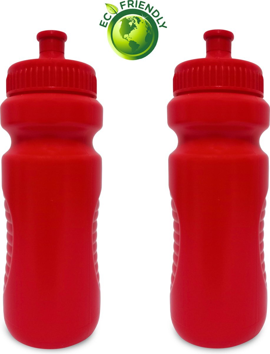 Pro x Drinkbus 700ml x2 - Drinkflessen kinderen/volwassenen - Rood