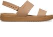 Crocs Brooklyn Backstrap Low Sandalen Bruin EU 37-38 Vrouw