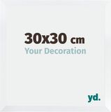 yd. Cadre photo 30x30 cm - Blanc mat - MDF