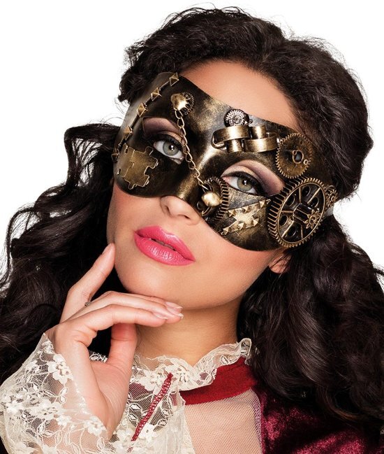 Generik Steampunk oogmasker voor dames - Verkleedmasker