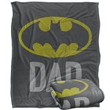 BATMAN Silky Touch Super Zachte Sprei Deken, 152 x 127 cm