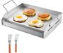Vevor Roestvrijstalen Grillplaat met Rechthoekige Universele Grillplaat, 425 x 270 mm