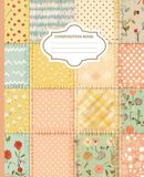 Colorful Patchwork Quilt Composition Notebook