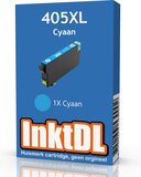 InktDL Compatible inktcartridge voor Epson 405XL Cyaan
