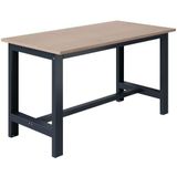 Sofame Icecat Werkbank SI blad beukenmultiplex 40 met antraciet onderstel RAL 7016