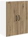 vidaXL Wandkast LUCCA Artisanaal eiken 60 x 31 x 80 cm