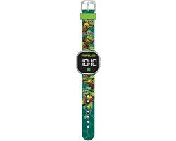 Accutime Disney LED Watch 5-DIS044 Turtles - TMNT - Kinderhorloge Met LED Display Voor Datum en Tijd - Blauw/Groen
