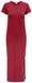JDY Dames Maxi Jurk Rhubarb Katoen/Elastaan Korte Mouw Ronde Hals L