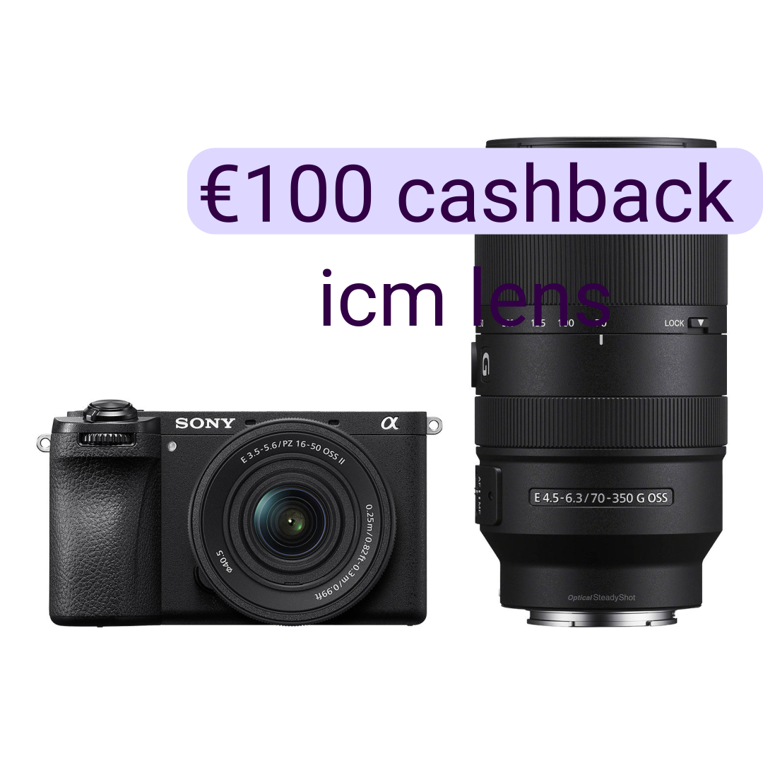 Sony Alpha A6700 systeemcamera Zwart + 16-50mm II + 70-350mm G