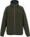 Regatta Waterdichte jas Rehan Heren Donker Kaki Polyester Maat L