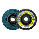 Klingspor 321657 SMT 325 disque de lamelles abrasives, 115 x 22,23 mm grain 80 droit Diamètre 115 mm 10 pièce(s)