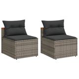 VidaXL Tuinbank Donkergrijs 540 mm x 640 mm x 540 mm