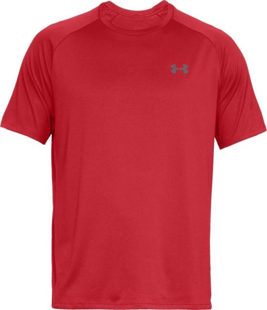 Under Armour Tech Tee 2.0 Sportshirt - Heren - Red Het authentieke go-to training shirt 2.0