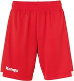 Kempa Player Long Shorts Dames Rood-Wit Maat XS