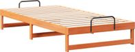 vidaXL Bedframe Massief Grenenhout Bruin 100 x 213 cm