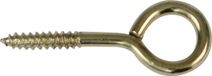 AMIG Schroefogen - 15 stuks - Staal - 40 mm - Goudkleurig