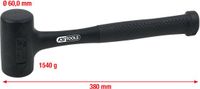 KS Tools Terugslagvrije Kunststofhamer 1250g - 140.5258