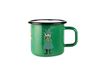Nordic Nest Muurla Enamel Mug Snusmumriken 37 cl Green