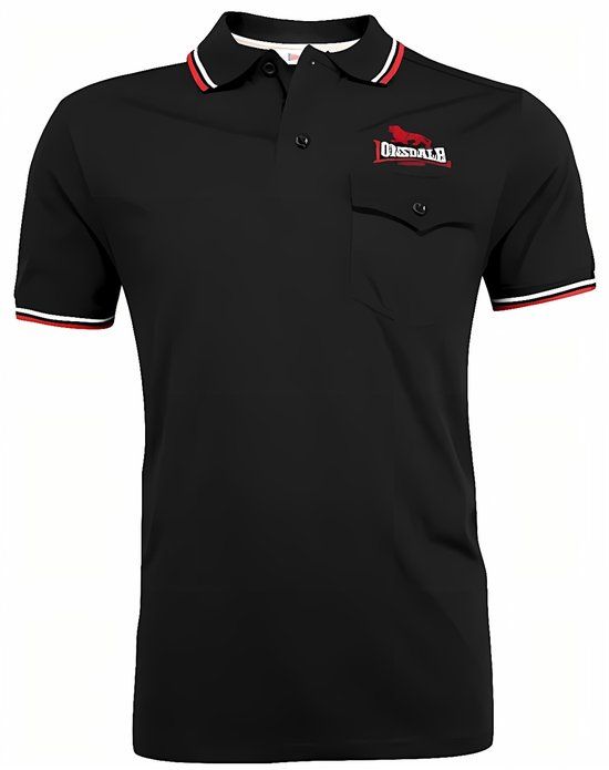 Lonsdale London Lynton Heren Poloshirt - zwart - 3XL