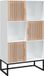 vidaXL Hoge kast 70x35x125 cm bewerkt hout wit