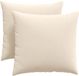 vidaXL Zitkussens 2 stuks Stof Beige 45 x 45 cm
