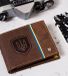 Peterson - Portefeuille homme - Cuir véritable - Protection RFID - Emblème Ukraine