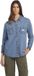 Guess Dames denim shirt Regular Blauw Katoen Lange mouw M