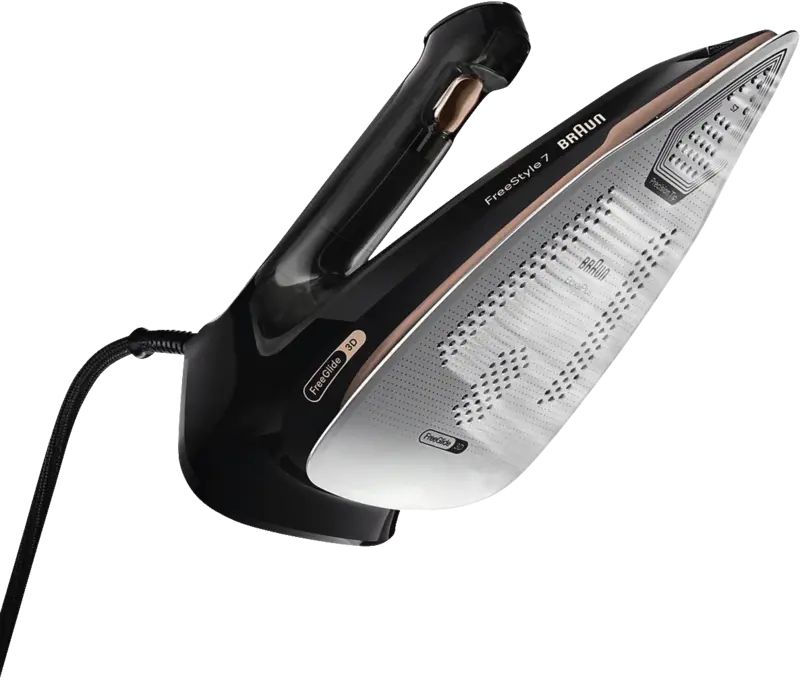Braun Fi7276bk Freestyle 7 Stoomstrijkijzer Zwart / Brons