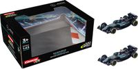Carrera Speelgoedvoertuig Auto - Pull and Speed - Mercedes Formule 1 - Russel vs. Antonelli - Pull Back Auto - Terugtrekauto - 1:43 - 2 Stuks