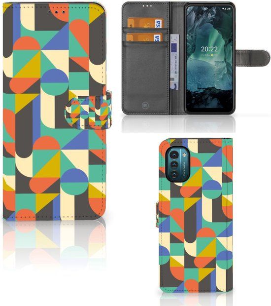 GSM Hoesje Nokia G11 / G21 Bookcase Funky Retro