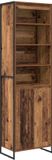 vidaXL Hoge kasten 2 stuks Oud hout 60 x 36 x 200 cm
