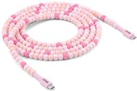 Club 3D USB-C Kralenkabel Roze 2m
