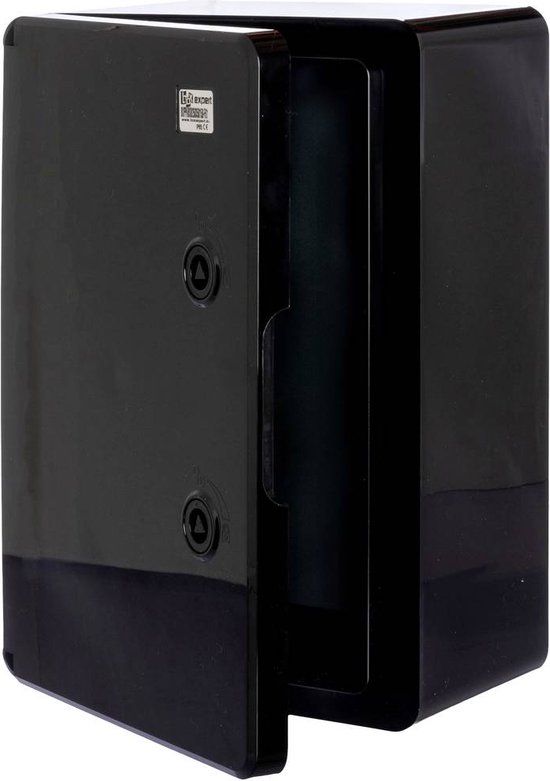 Boxexpert BXPPABSB250350150-F01 Installatiebehuizing 150 x 250 x 350 ABS kunststof Zwart