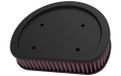 K&N HD-8899 Motorfiets-luchtfilter, rood