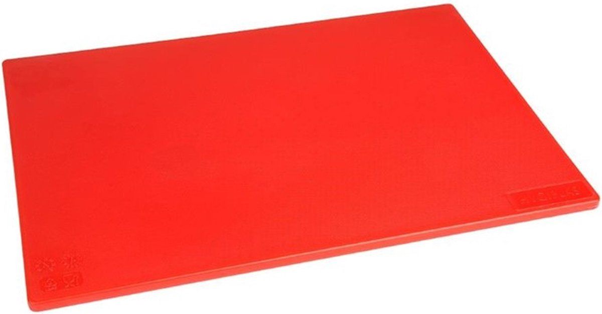 Hygiplas Antibacteriële Snijplank Rood 450x300x10mm - Horeca