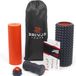 Bol Foam Roller Massageset voor Diep Weefsel - Massagebal Zachte en Gerichte Massageroller - Rugpijn Been- en Voetmassage - Plantaire Fasciitis Nek - Zwart
