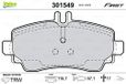 Valeo Set van 4 Remblokken Essential 301549, Vooras