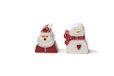 Excelsa Snowman zout- en peperstrooierset, keramiek