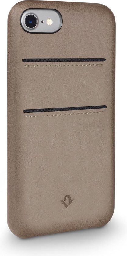 Twelve South Relaxed Leather Hoesje voor iPhone 7 / 8 - Taupe
