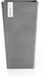 Ecopots Rotterdam Mid High 56 - Grey - 31 x H56,5 cm - Vierkante grijze bloempot / plantenbak