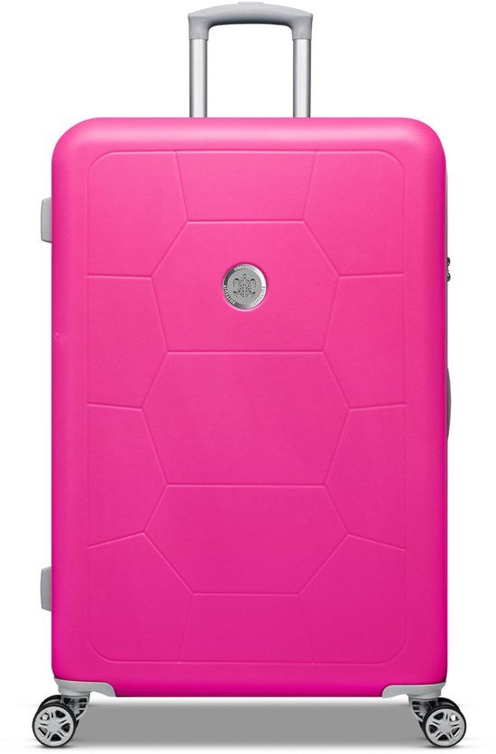 SUITSUIT Caretta Reiskoffer - Flamingo Pink - 75x49x29 cm - 94L - Hardcase - Cijferslot - 4 wielen