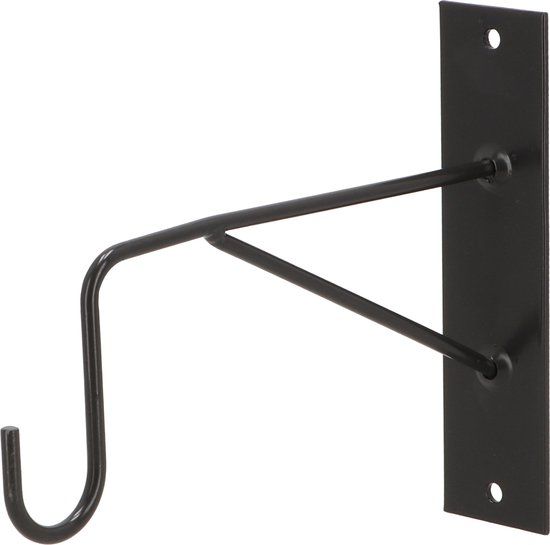 Merkloos Esschert Design Muurhaak zwart - Metaal - 21 cm